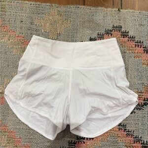 lululemon athletica White Athletic Shorts